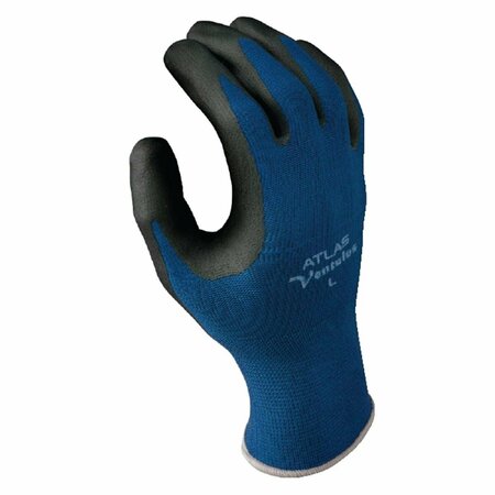 BEST GLOVE Dispose Patented Wafflepattern Foame Gloves Blue Medium Size 7 Pack - 12, 7PK 845-380M-07